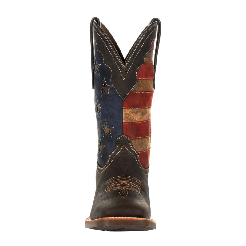 Durango Mens Pro Vint Flag Star Boots