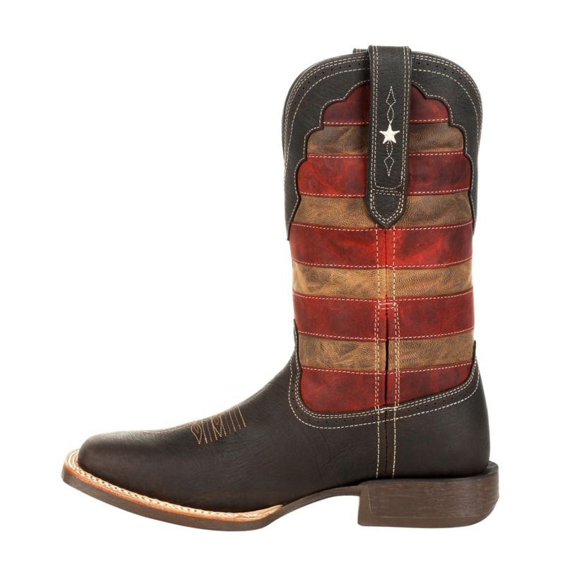 Durango Mens Pro Vint Flag Star Boots