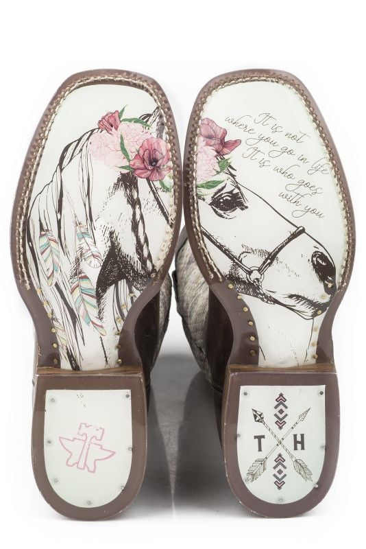 Tin Haul Ladies Rosealiscious Boots