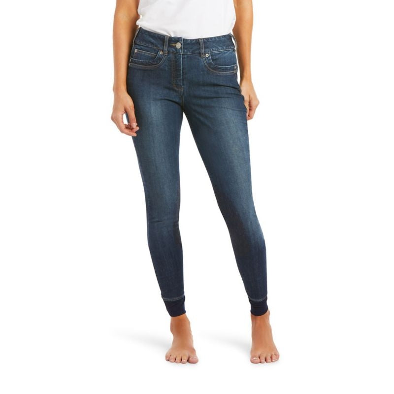 Ariat Womens Halo Denim Knee Patch Breech