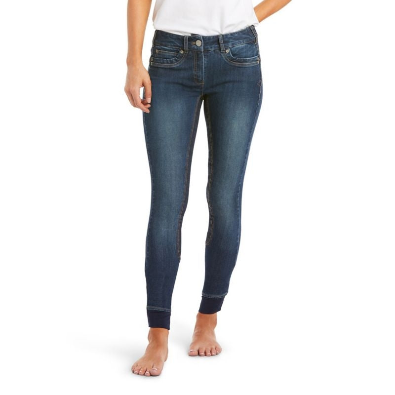 Ariat Womens Halo Denim Full Seat Breech