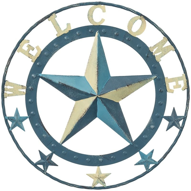 Decorative Metal Welcome Star