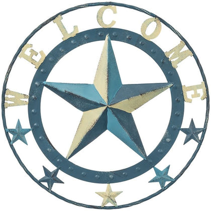 Decorative Metal Welcome Star
