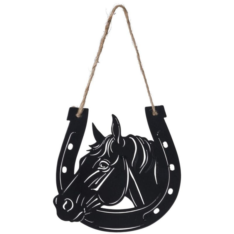 Horse in Horseshoe Sign