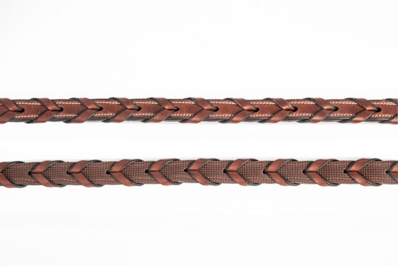Arc de Triomphe Rubber Lined Fancy Laced Reins