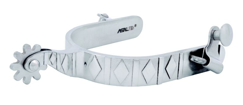 Metalab Mens Diamond Trim Spurs