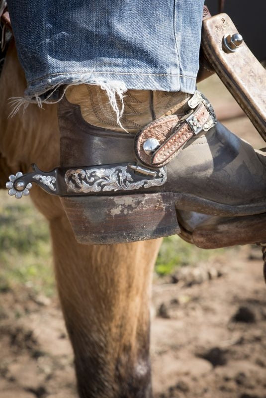 Metalab Silver Sage Mens Roper Spurs