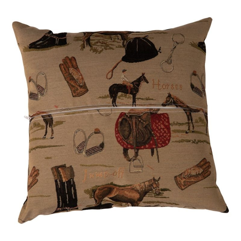 Huntley English Tapestry Decorative Pillow