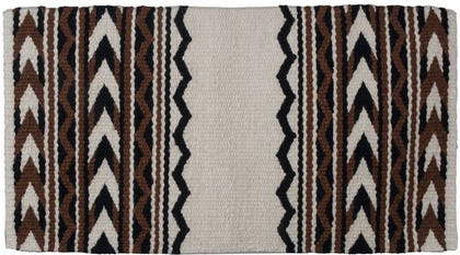 Mustang Arrowhead Wool Saddle Blanket