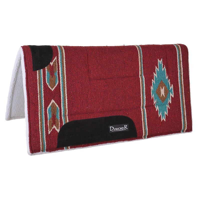 Diamond R Square Fleece Lined Pad