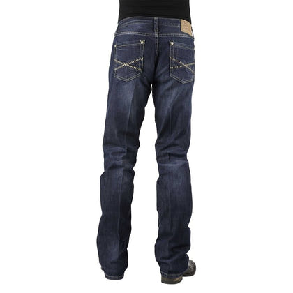 Stetson Mens 1014 Fit Semi-Dest Wash Jeans