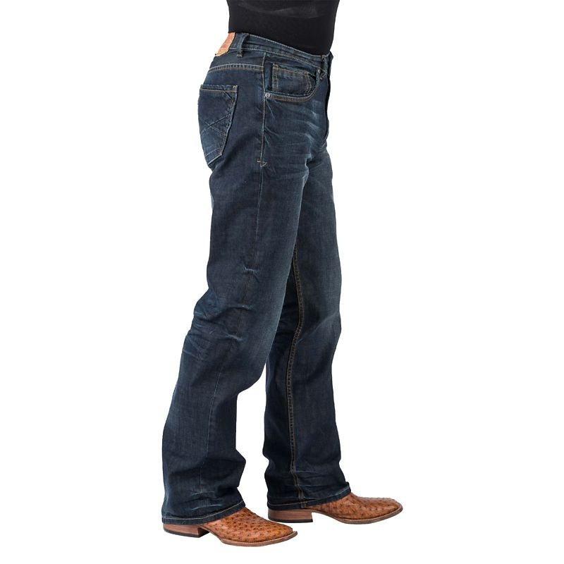 Stetson Mens 1312 Fit Pieced Back Jeans