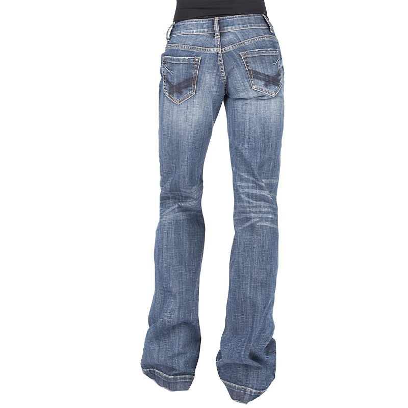 Stetson Ladies Heavy Blue Thread Jeans