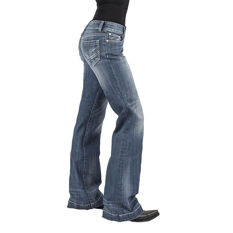 Stetson Ladies Bleached X Pocket Jeans