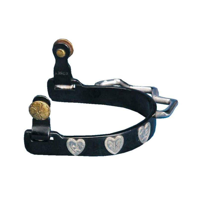 Colorado Saddlery Adult Flying Heart Bumper Spurs
