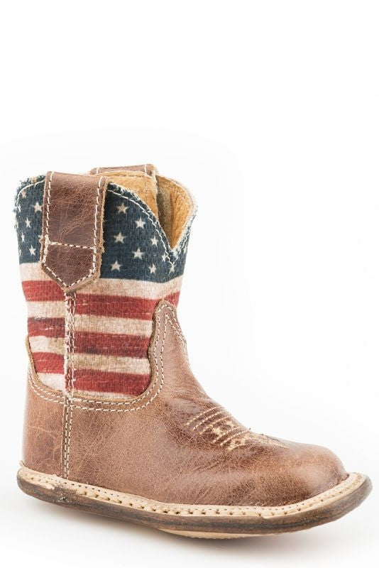 Roper Cowbabies Stars and Stripes Boots