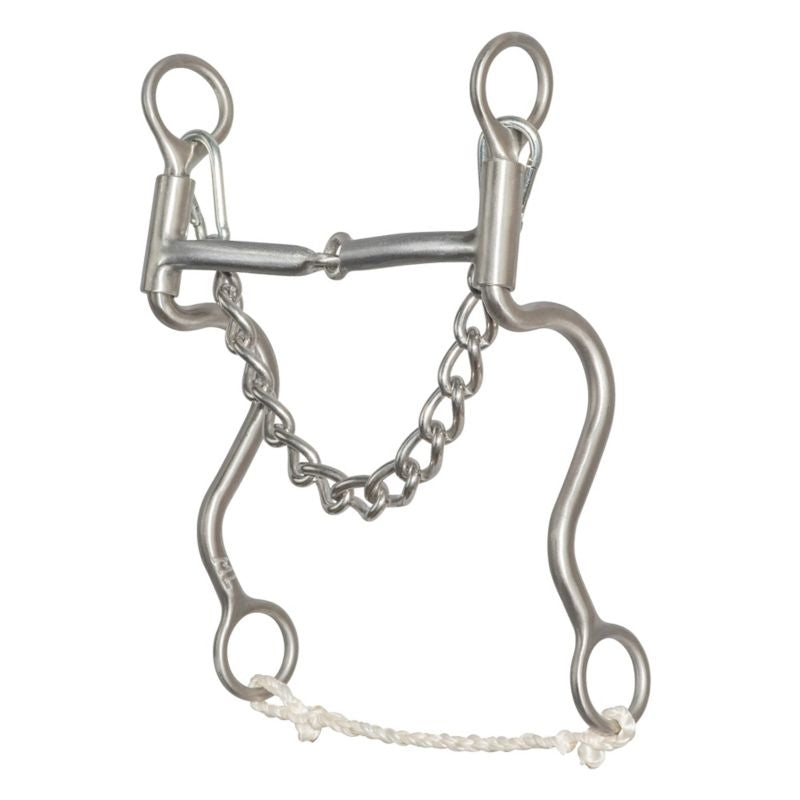 Walt Woodard Roper Medim Long Shank Snaffle Bit
