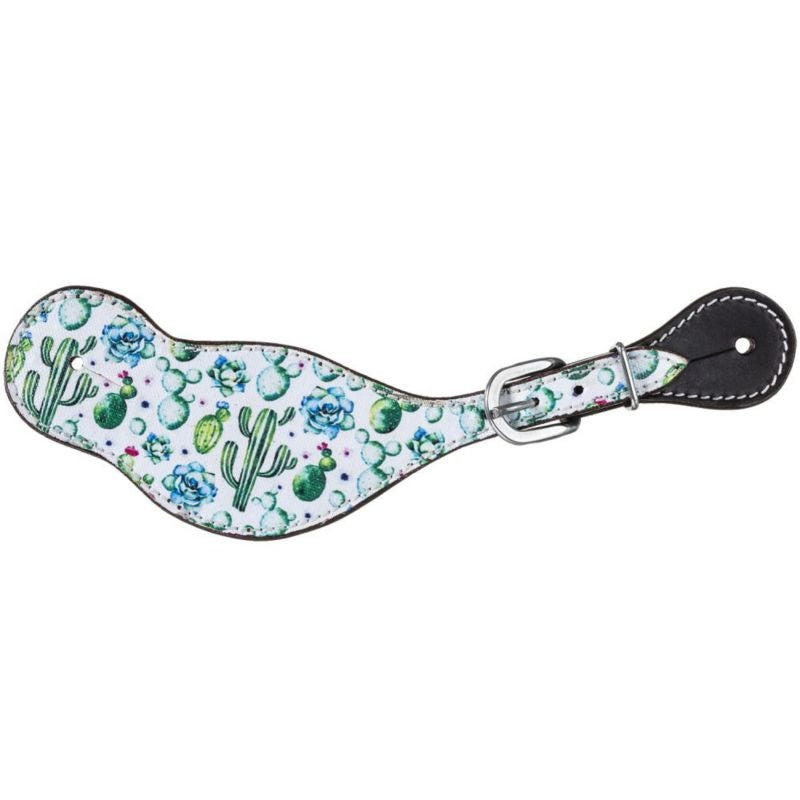 Tough1 Cactus Print Spur Straps