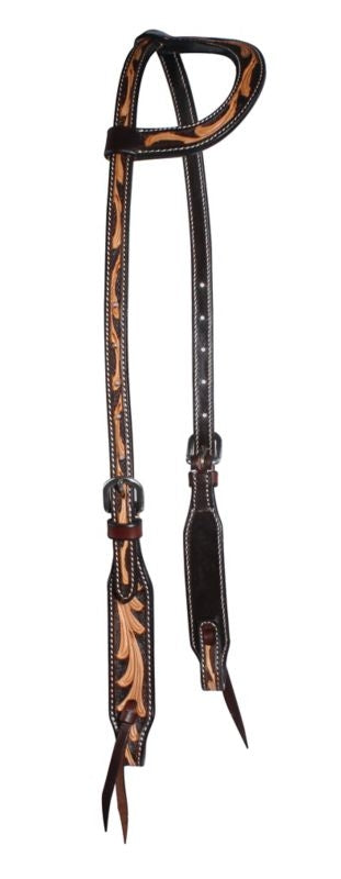 Professionals Choice Floral One Ear Headstall