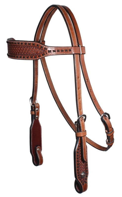 Pro Choice Cross Stitch Browband Headstall