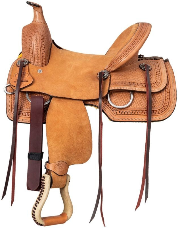 Tough1 Caldwell Youth 12in Roper Saddle