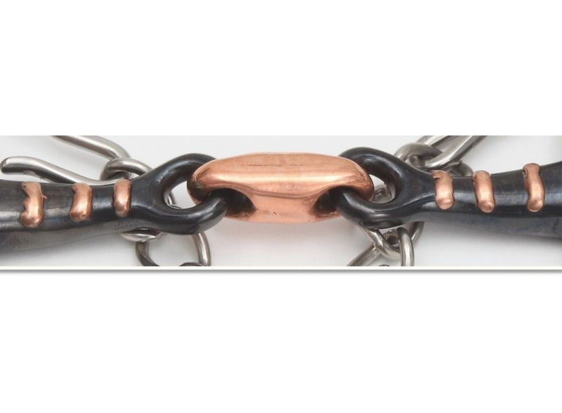 Shires Double Jointed Sweet Iron Pelham Bit