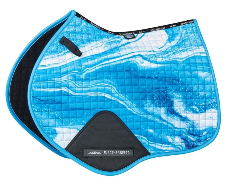Weatherbeeta Prime Marble Jump Shaped Saddle Pad
