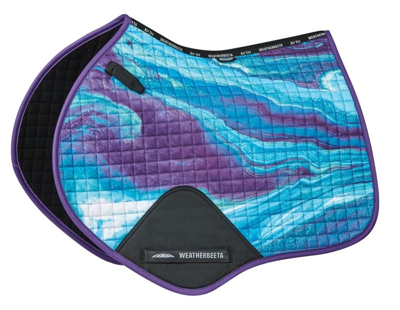Weatherbeeta Prime Marble Jump Shaped Saddle Pad
