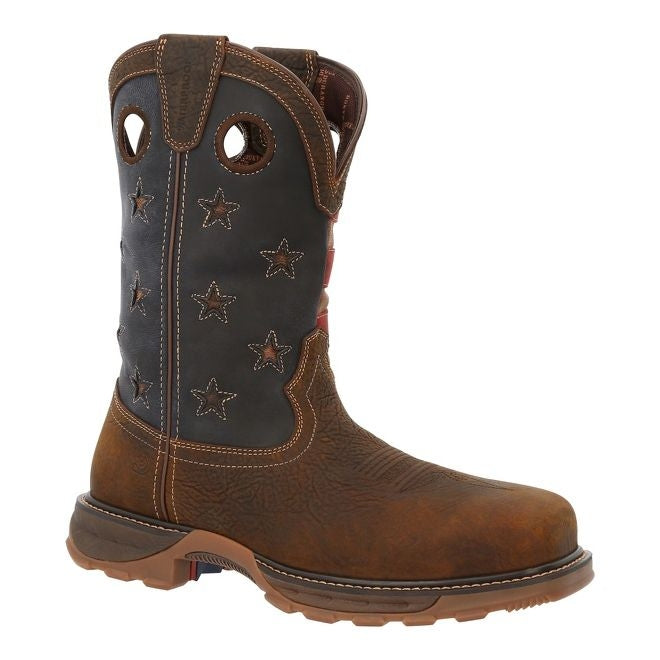 Durango Mens Maverick WP Flag Boots