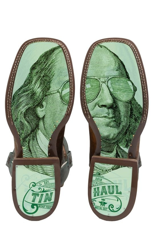 Tin Haul Mens Top Dollar Boots