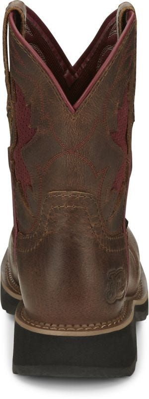 Justin Ladies Lathey Comp Toe Boots