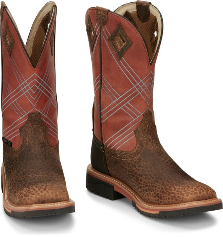 Justin Mens Dalhart Safety Toe Boots