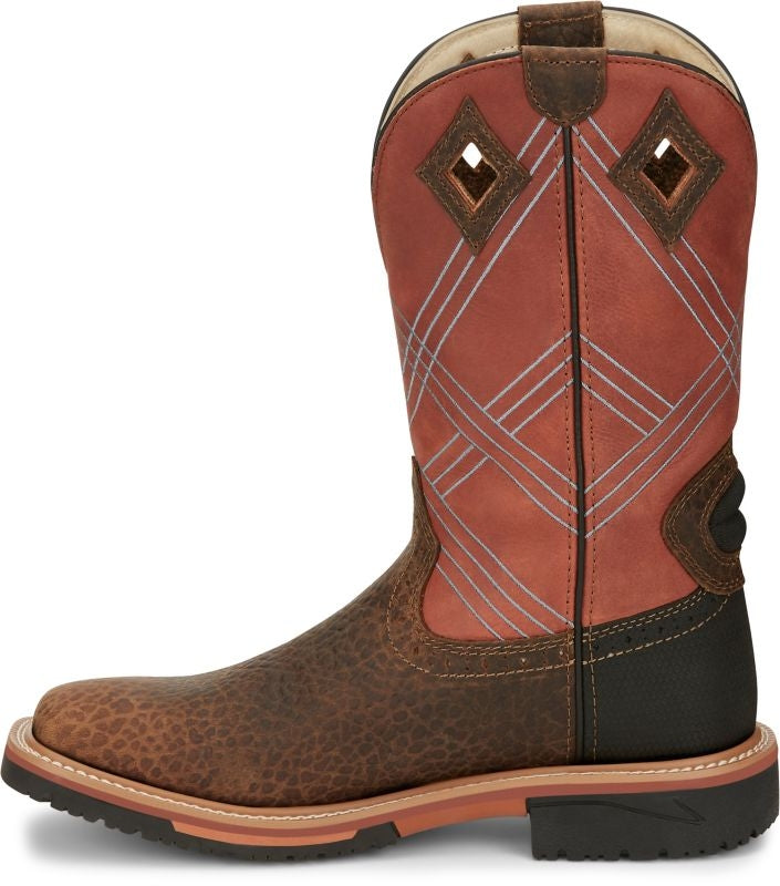 Justin Mens Dalhart Safety Toe Boots