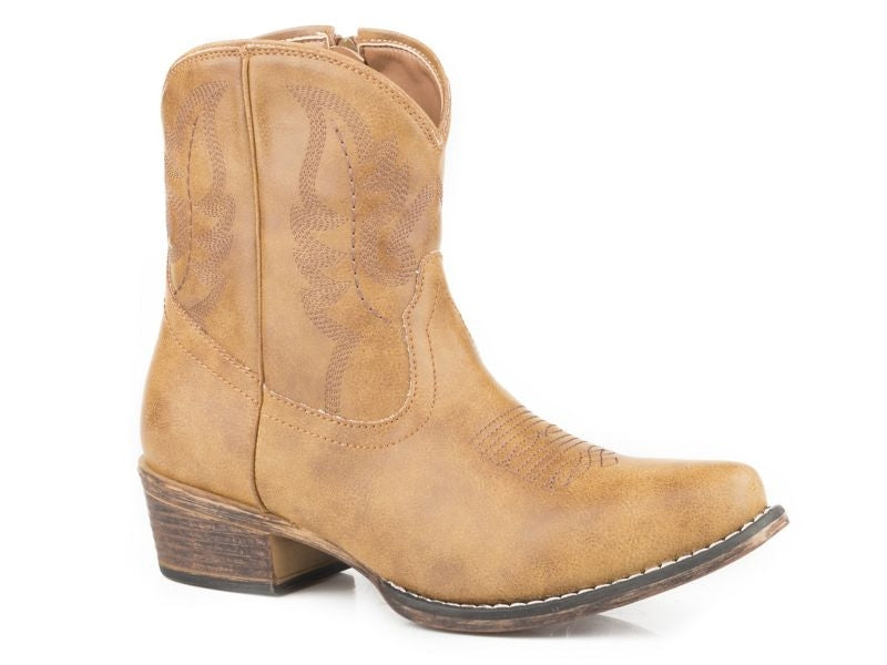 Roper Ladies Shay Smooth Snip Booties