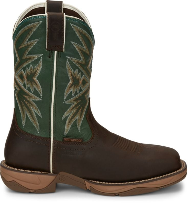 Tony Lama Mens Bartlett 11" Pull-On Steel Toe Work Boots
