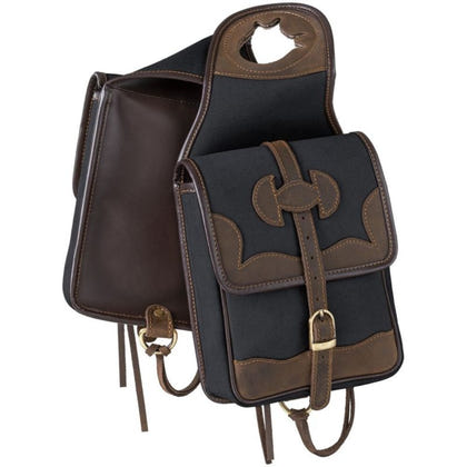 Tough1 Canvas and Leather Horn Bag