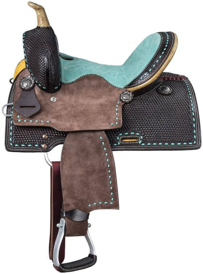 Tough1 Royal King Bryson Barrel Saddle
