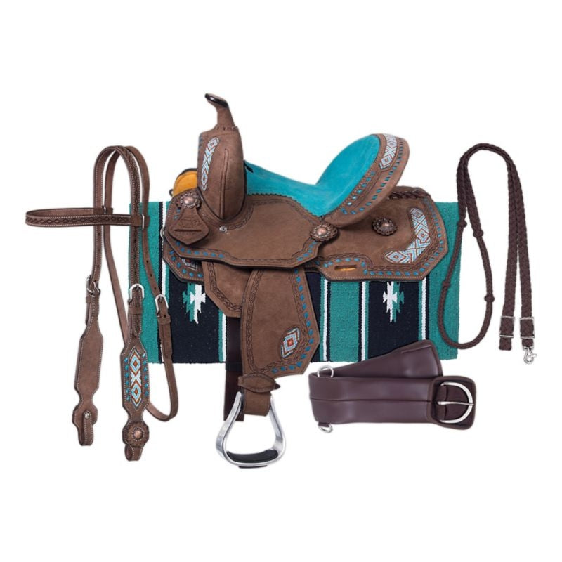 Tough1 Silver Royal Sonora Saddle Package