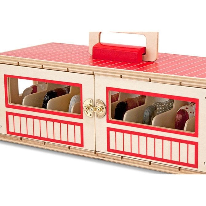 Melissa and Doug Take-Along Show-Horse Stable Kit