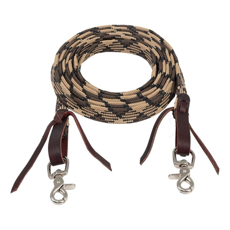 Mustang Aztec Waxed Roping Rein