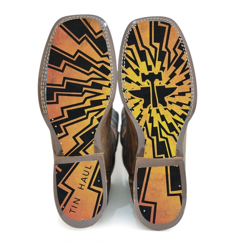 Tin Haul Mens Lightning Bolt Boots