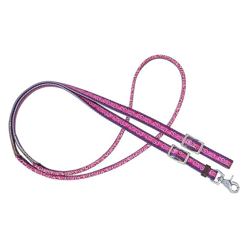 Tough1 Nylon Rolled Roping Reins