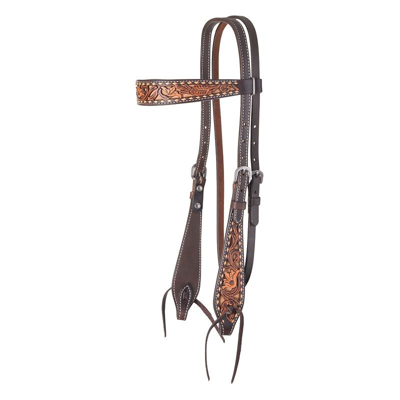 Circle Y Dusty Floral Browband Headstall