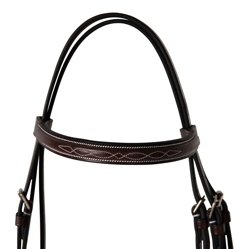 Huntley Sedgwick Fancy Stitch Fig 8 Bridle Full