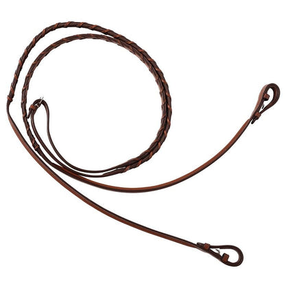 Huntley Fancy Stitch Rubber Laced Rein