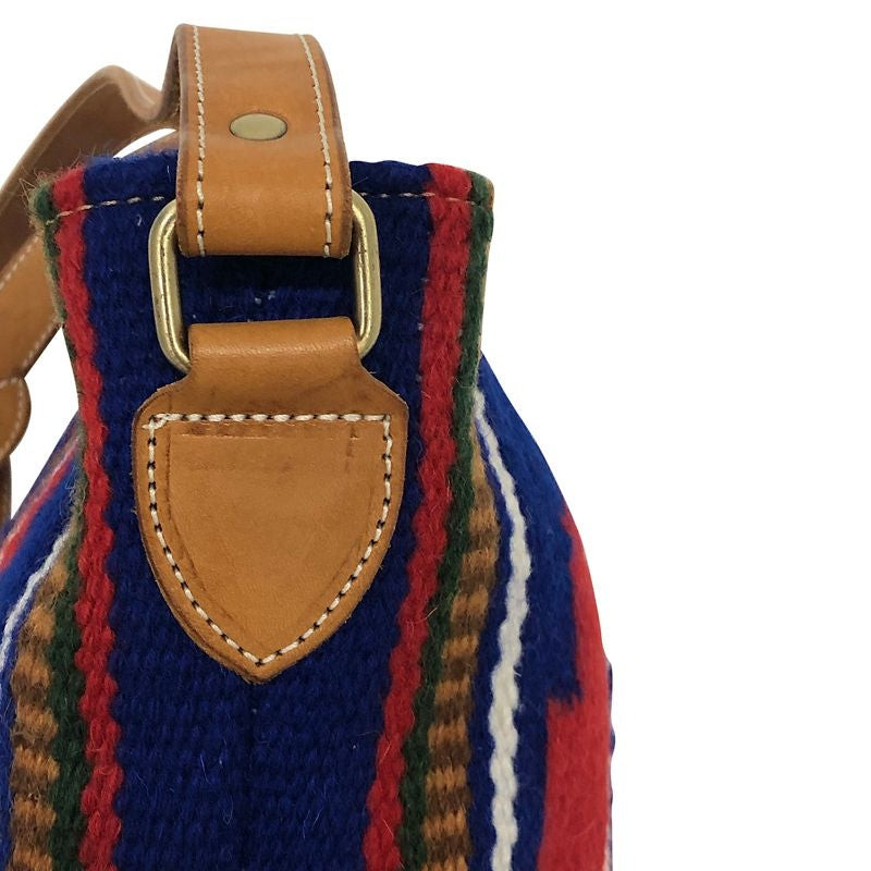 Huntley Navajo Western Aztec LG Zipper Purse Blue