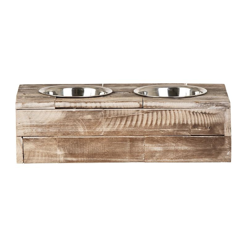 Huntley Berjen Raised Double Bowl Feeder