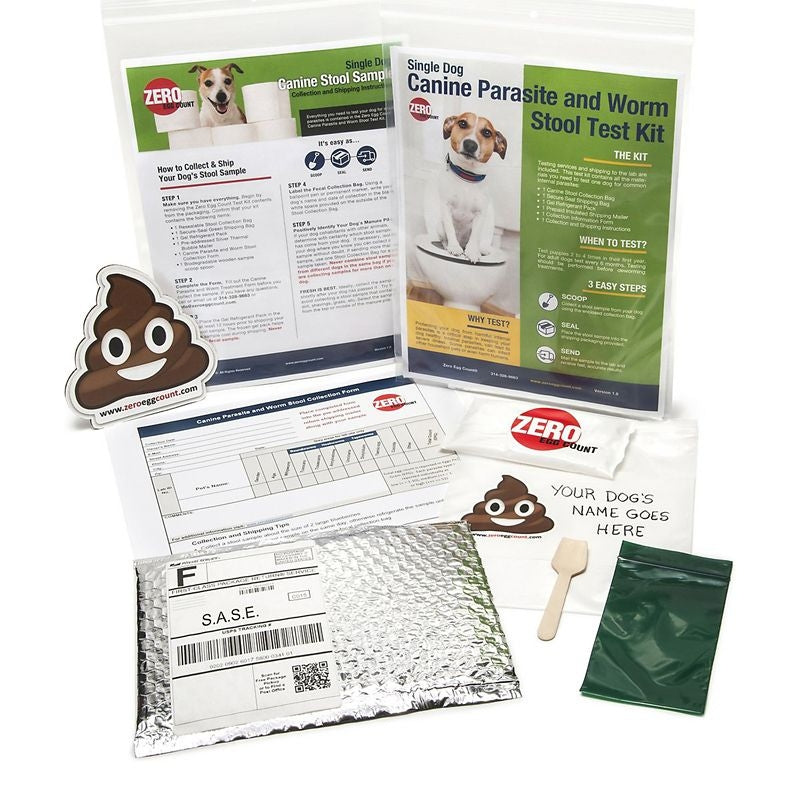 Zero Egg Count Dog Parasite Test Kit