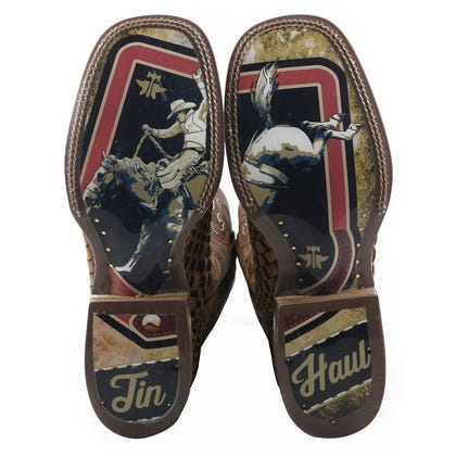 Tin Haul Mens Dream Weaver Sq Toe Boots