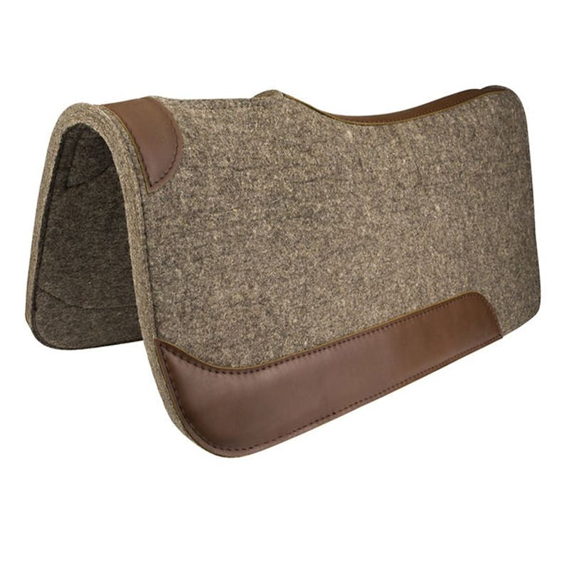 TuffRider Sioux Felt Western Saddle Pad Chocolate